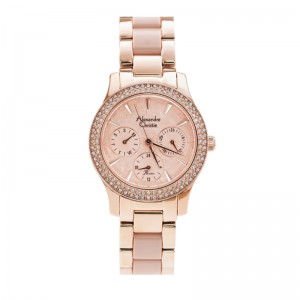 Alexandre Christie AC 2932 Rosegold Pink Flower BFBRGPNLK